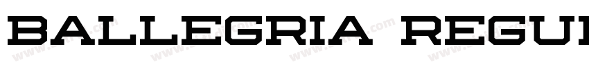 Ballegria Regular字体转换 Ballegria Regular字体转换